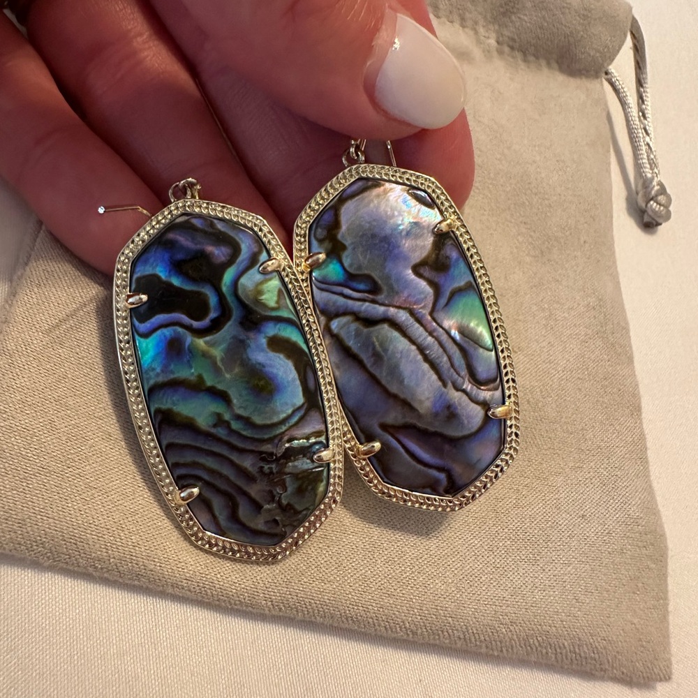 Kendra Scott Abalone Danielle Earrings